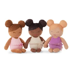 Doll Bundle - Trio laleczek kąpielowych z koszykiem