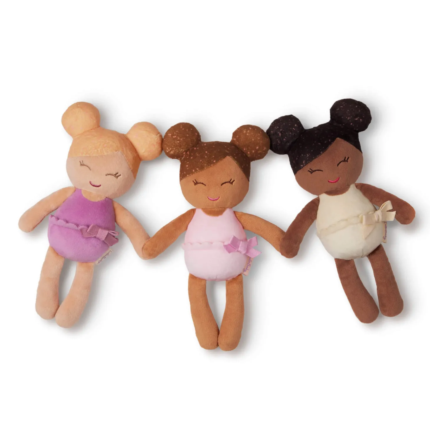 Doll Bundle - Trio laleczek kąpielowych z koszykiem