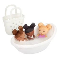 Doll Bundle - Trio laleczek kąpielowych z koszykiem