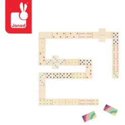 Domino drewniane 3+