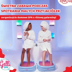 Domowe spa dla stóp z miską, przybornikiem i galaretką Gelli Spa, 5+