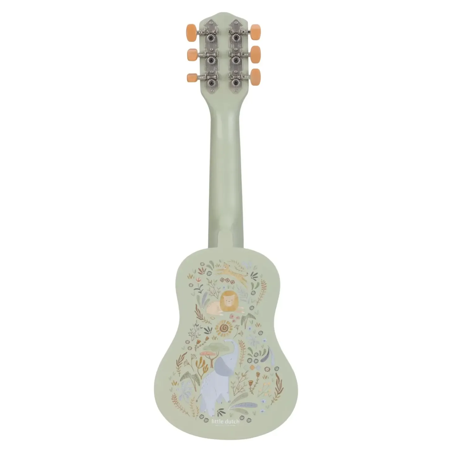 Drewniana gitara zielona Safari Friends FSC