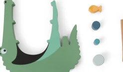 Drewniana gra zręcznościowa Nakarm krokodyla
