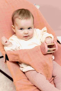 Drewniana grzechotka roller - Kot