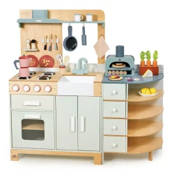 Drewniana kuchnia XXL z piekarnikiem La Fiamma Grand Kitchen