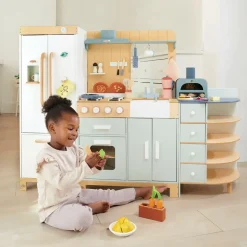 Drewniana kuchnia XXL z piekarnikiem La Fiamma Grand Kitchen