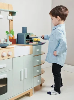 Drewniana kuchnia XXL z piekarnikiem La Fiamma Grand Kitchen