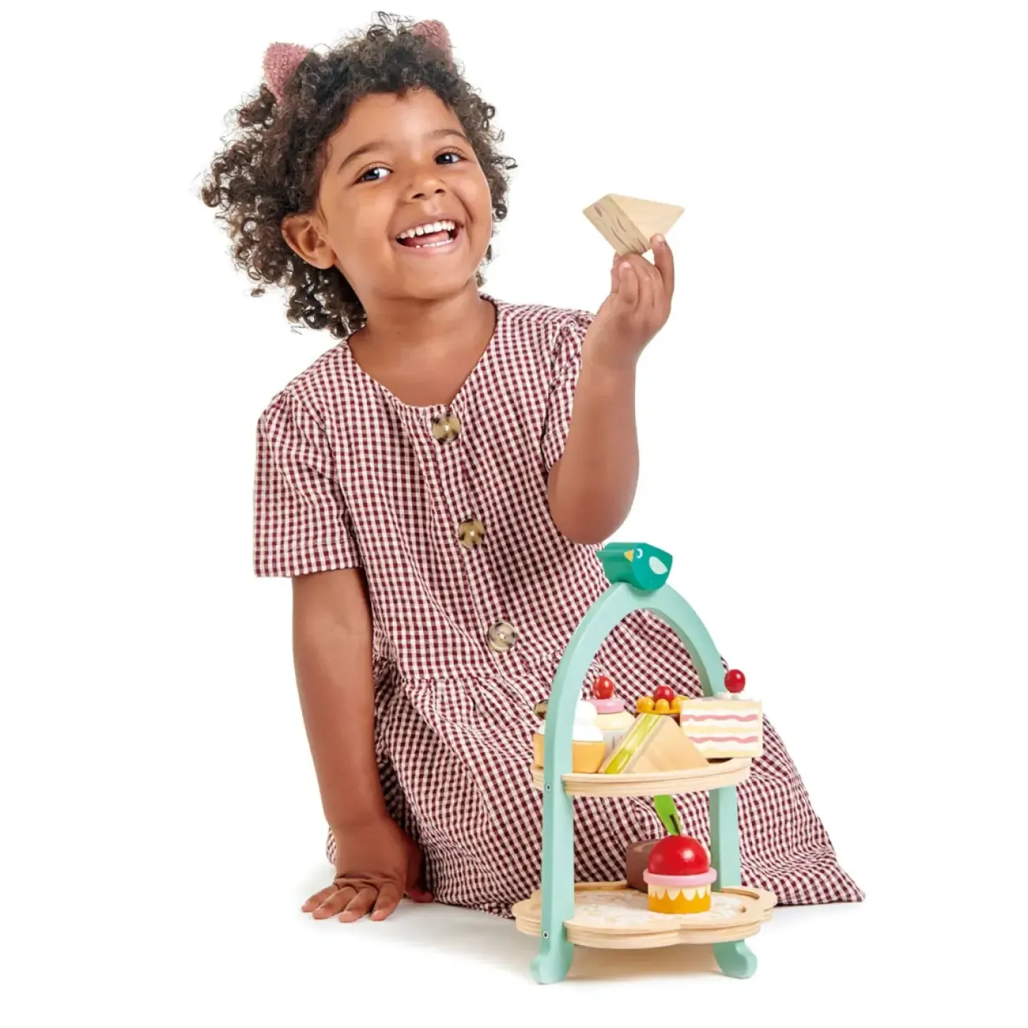 Drewniana patera z przekąskami, Mini Chef
