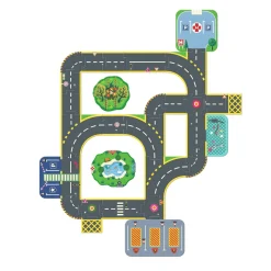 Drewniana układanka 3D MIASTO CRAZY MOTORS
