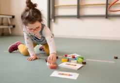 Drewniana układanka Lody 4+