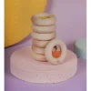 Drewniana zabawka sensoryczna Donut Calm - różowy