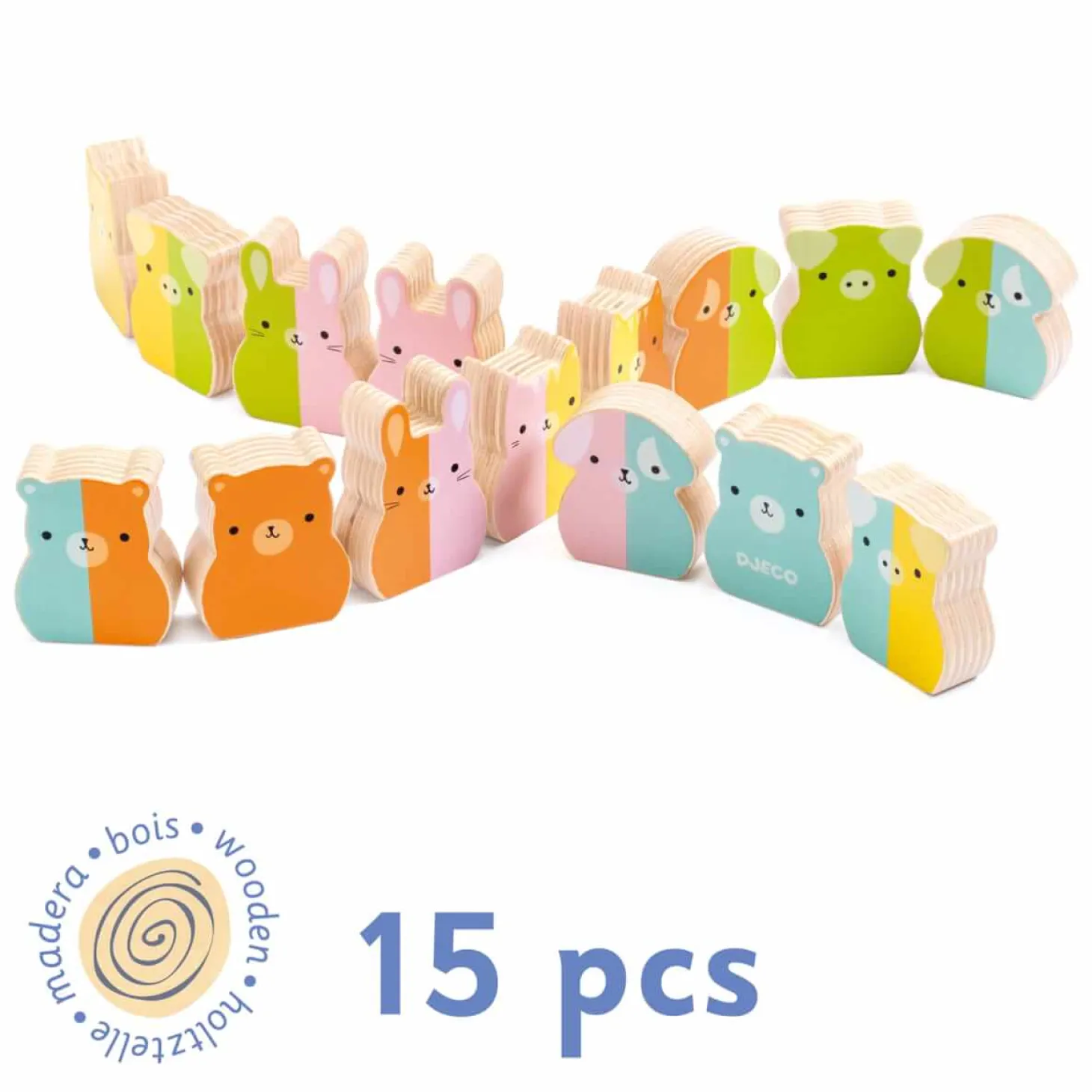 Drewniane Domino Tiny-up