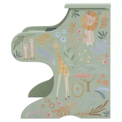 Drewniane pianino zielone Safari Friends FSC