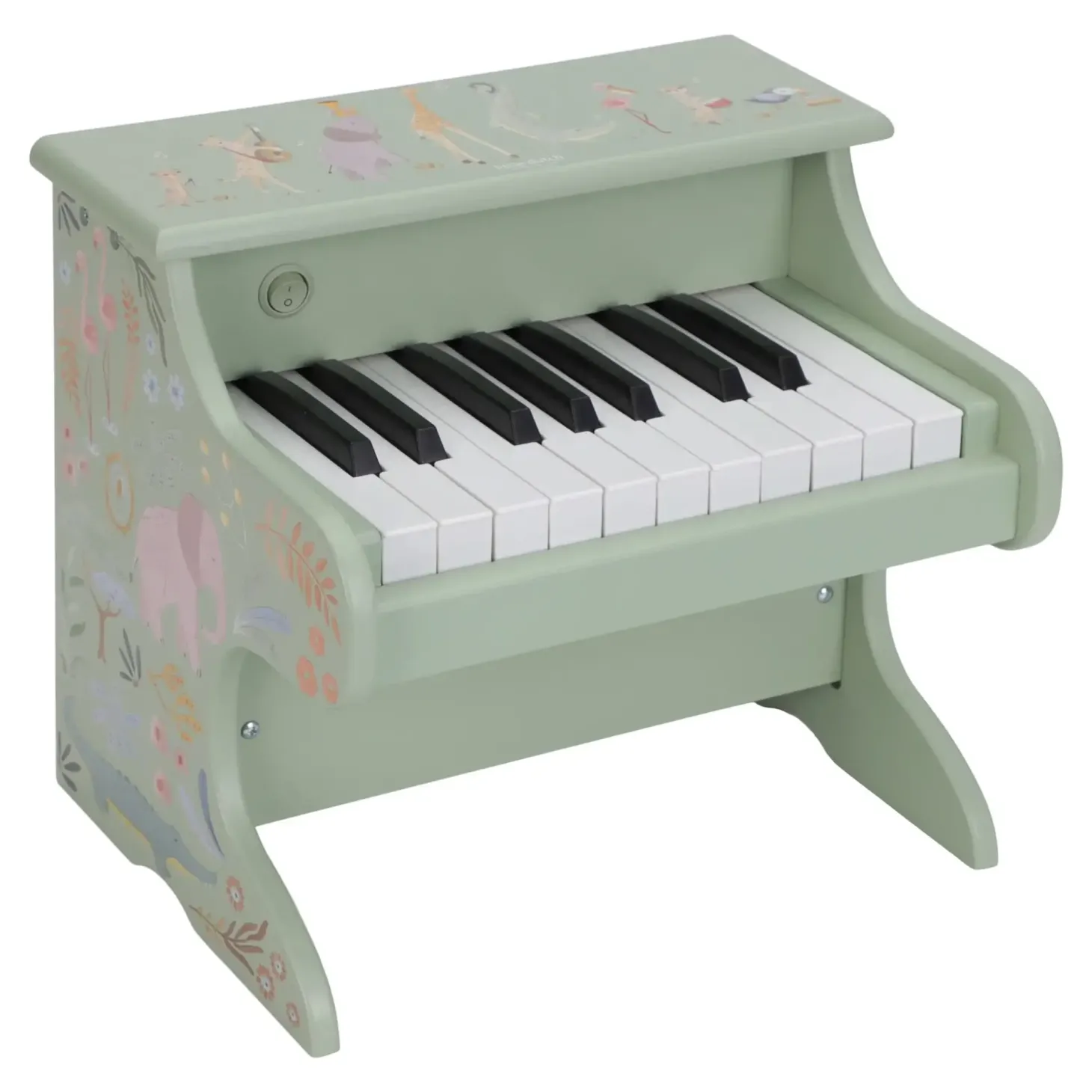 Drewniane pianino zielone Safari Friends FSC