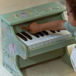 Drewniane pianino zielone Safari Friends FSC
