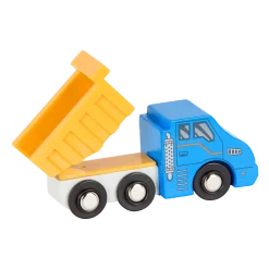 Drewniane pojazdy Wooden Vehicles, zestaw z samolotem