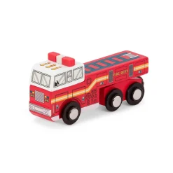 Drewniane pojazdy Wooden Vehicles, zestaw z samolotem