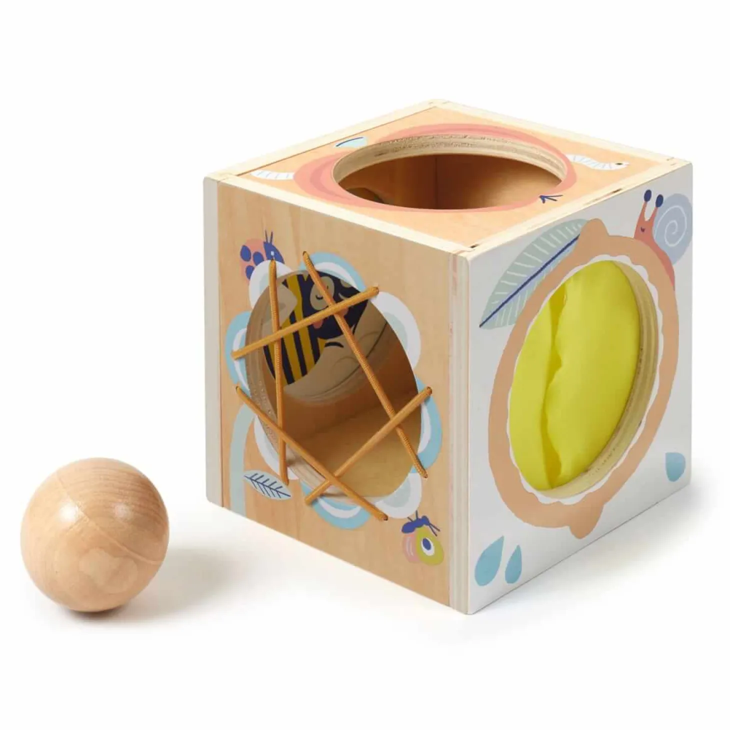 Drewniane pudełko sensoryczne BABYBOX