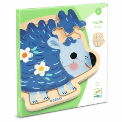 Drewniane puzzle w ramce JEŻ