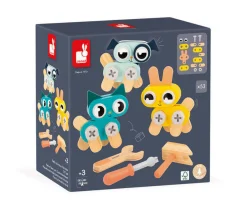 Drewniane zwierzątka do składania Brico'Kids 3+