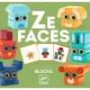 Drewniane zwierzątka do układania ZE FACES