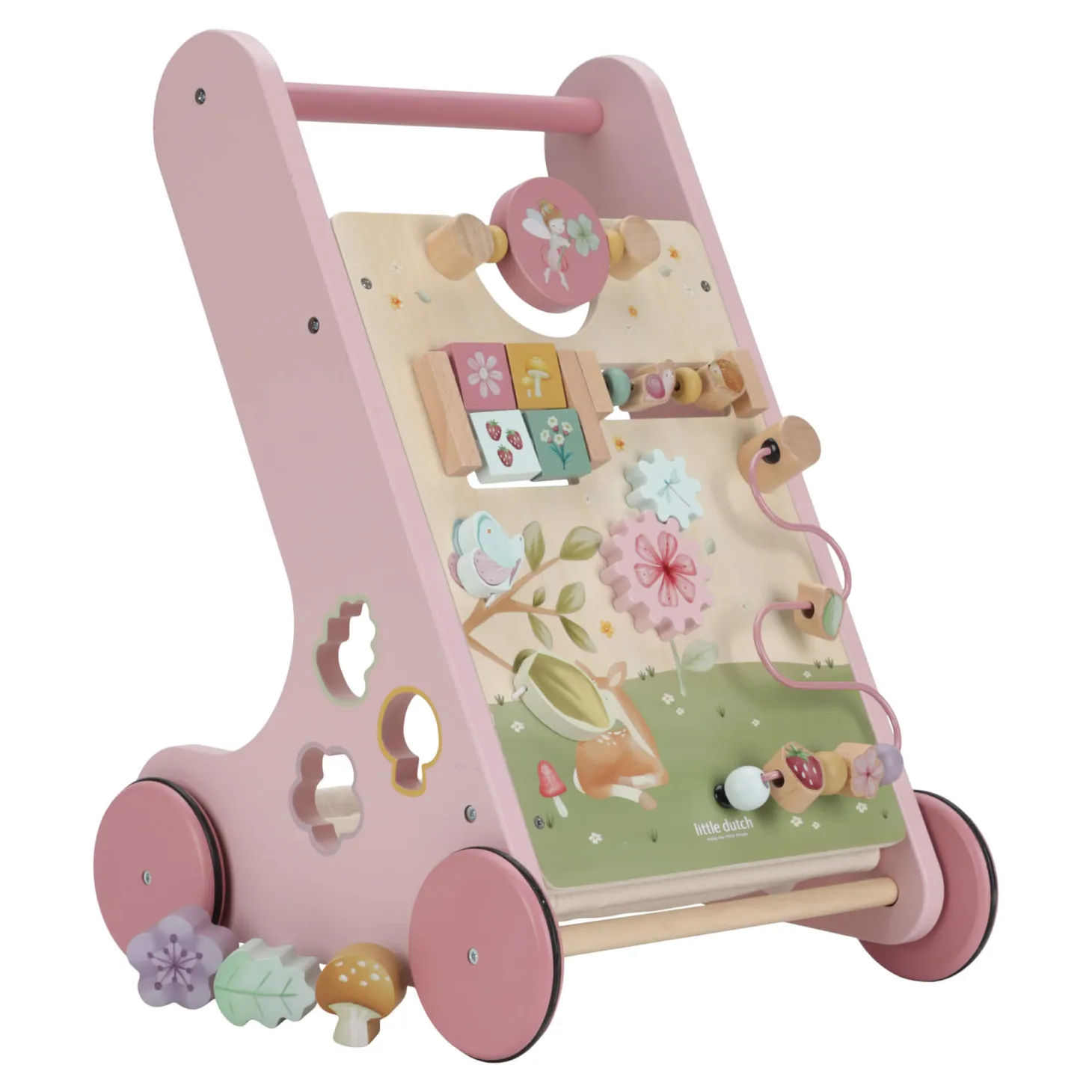 Drewniany chodzik edukacyjny Fairy Garden FSC