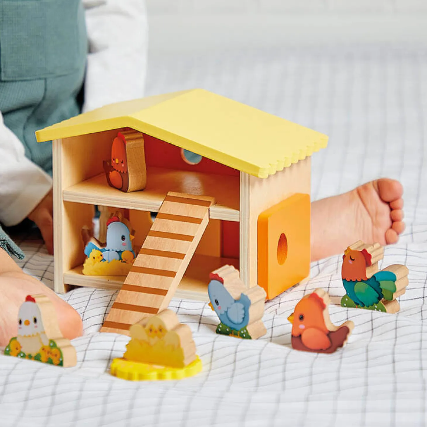 Drewniany domek Farma Mój pierwszy kurnik 18 m+