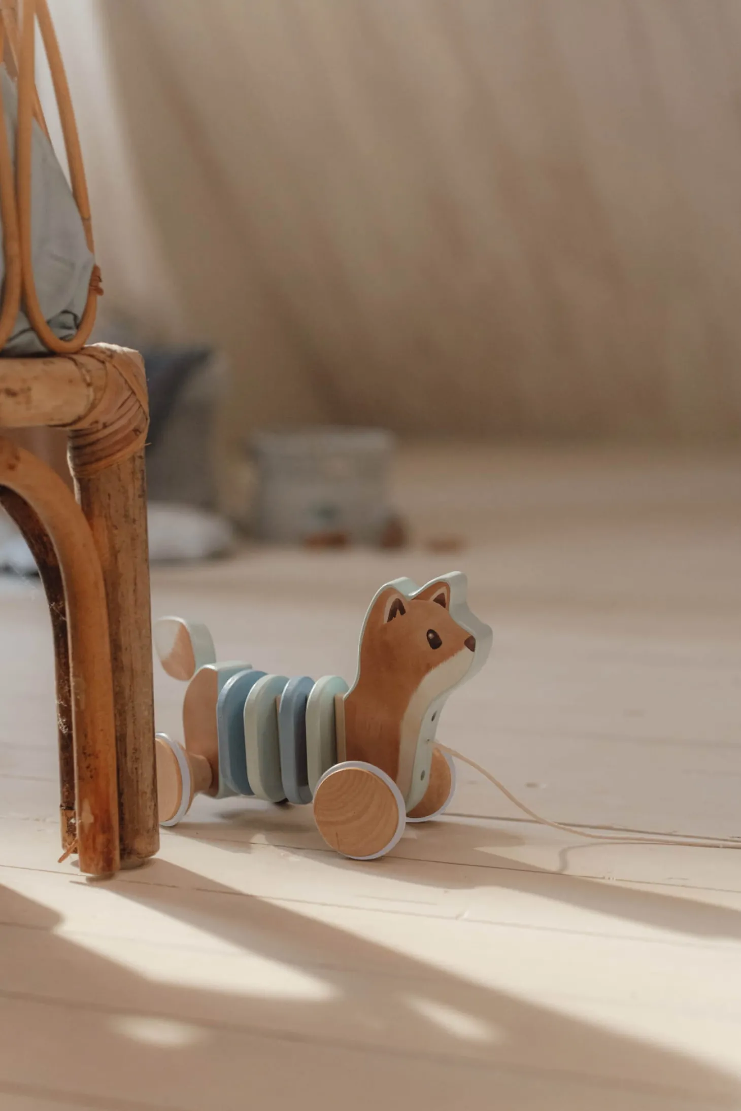 Drewniany lisek do ciągnięcia Forest Friends FSC