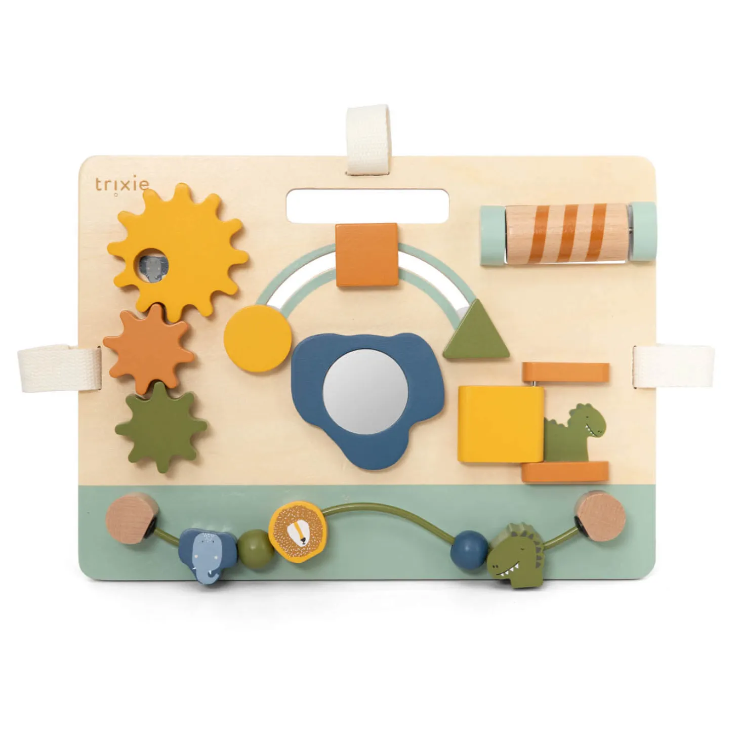 Drewniany panel aktywności Słonik