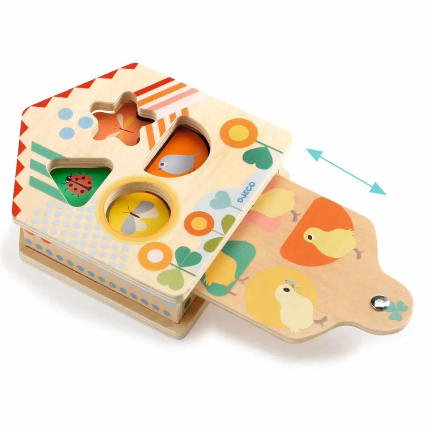 Drewniany sorter DOMEK