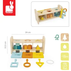 Drewniany sorter z kluczykami Essentiel