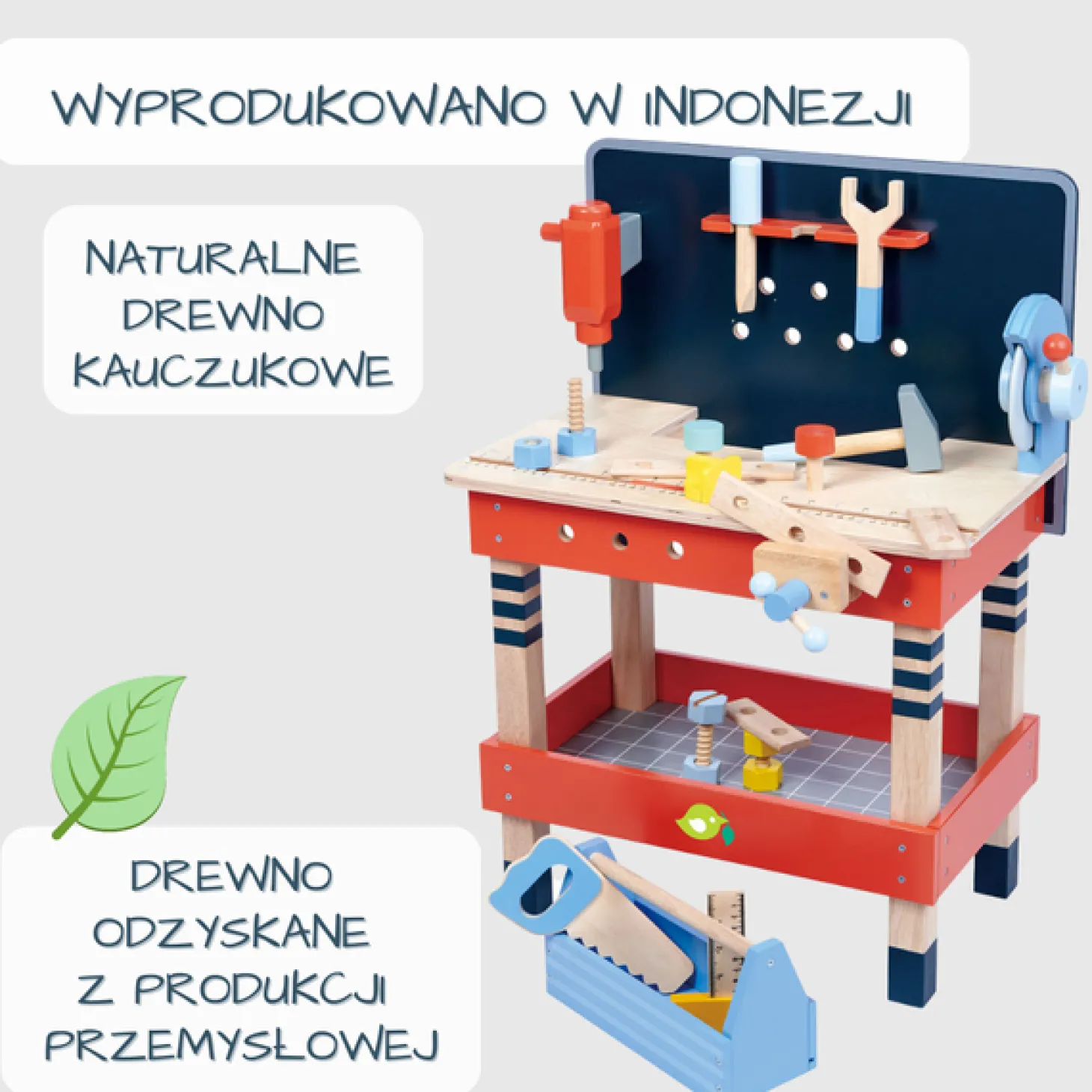 Drewniany warsztat, stolik