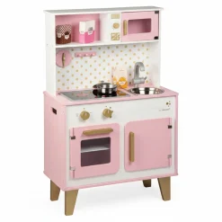 Duża kuchnia drewniana z dźwiękiem i 6 akcesoriami Candy Chic