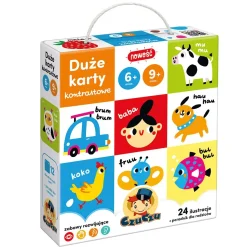 Duże karty kontrastowe 6 mies.+ 9 mies.+ CzuCzu