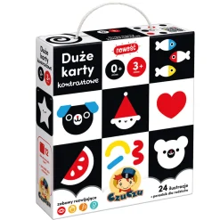 Duże karty kontrastowe 0 mies.+ 3 mies.+ CzuCzu