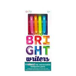 Długopisy kolorowe - Bright Writers, 6 szt.