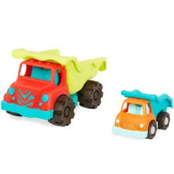 Dump Truck Duo - zestaw dwóch wywrotek z OLBRZYMIĄ ciężarówką Colossal Cruiser