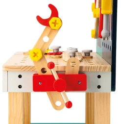 Duży stolik warsztat drewniany magnetyczny Robot Brico ‘Kids 3+