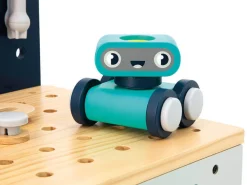 Duży stolik warsztat drewniany magnetyczny Robot Brico ‘Kids 3+