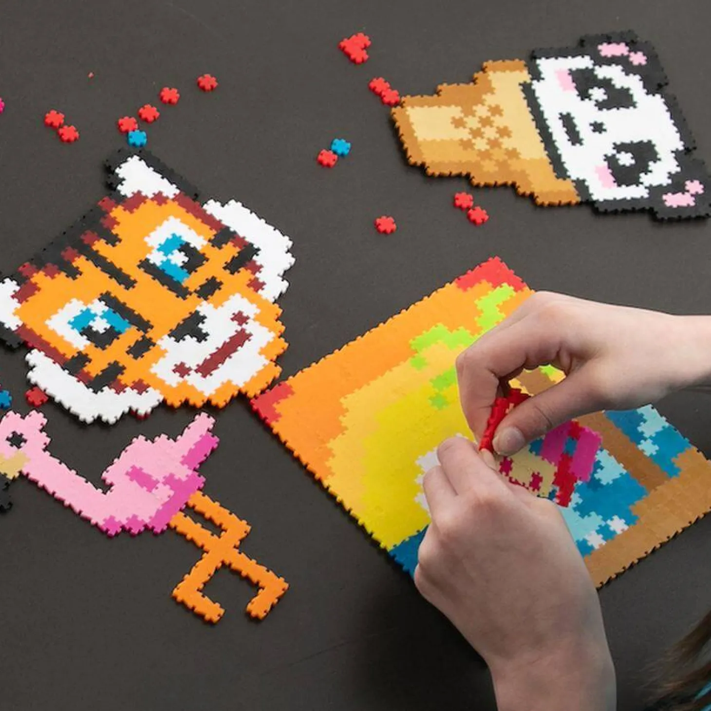 Duży zestaw Jixelz Kreator Puzzelki Pixelki