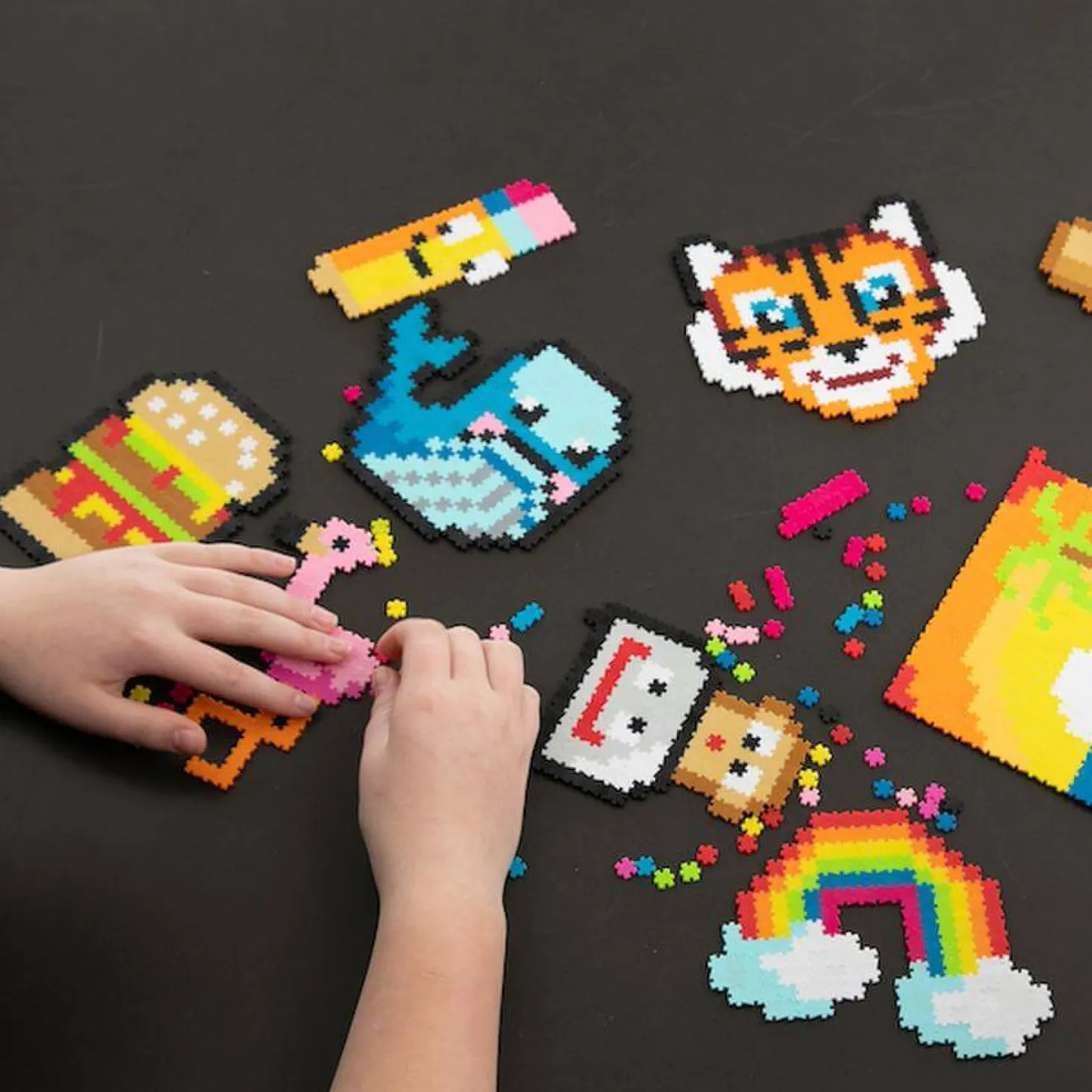 Duży zestaw Jixelz Kreator Puzzelki Pixelki