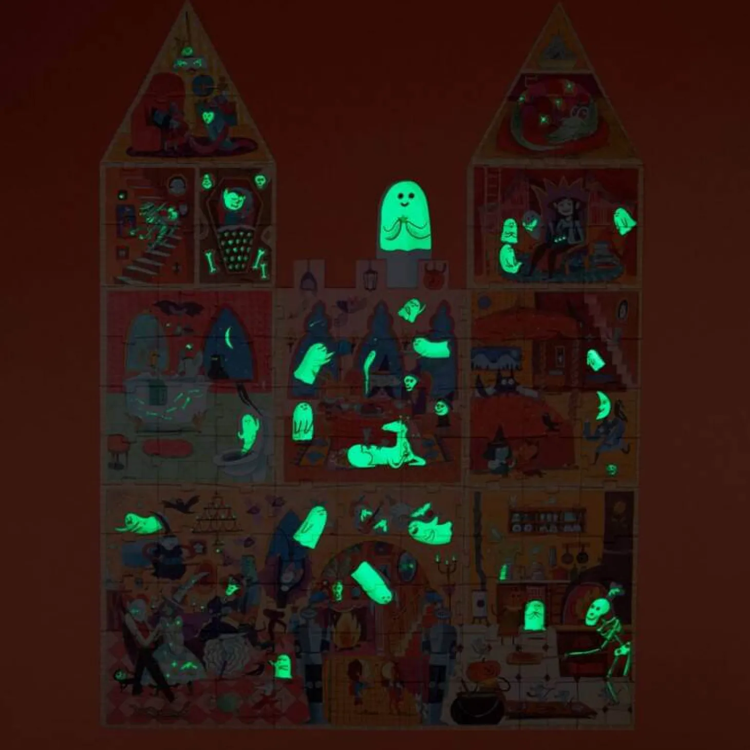 Dwustronne puzzle dla dzieci, Zaczarowany Zamek