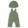 Dzianinowy zestaw dla lalki 38cm – Kombinezon i czapka beanie Miniland