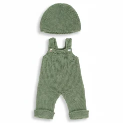 Dzianinowy zestaw dla lalki 38cm – Kombinezon i czapka beanie Miniland