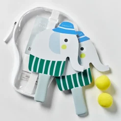 Dziecięce rakietki plażowe na rzep - Eli the Elephant