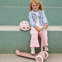 Dziecięcy eco kask rowerowy Dusty Rose