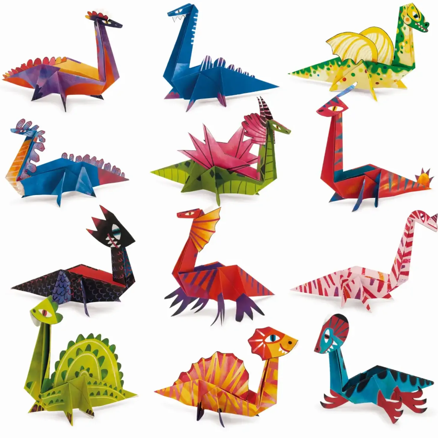 EASY ORIGAMI - zestaw kreatywny - DINOZAURY
