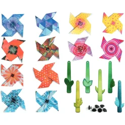 EASY ORIGAMI - zestaw kreatywny - WIATRACZKI