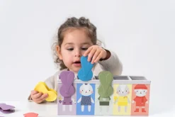 Edukacyjna zabawka z klipsami - Dopasuj i licz!
