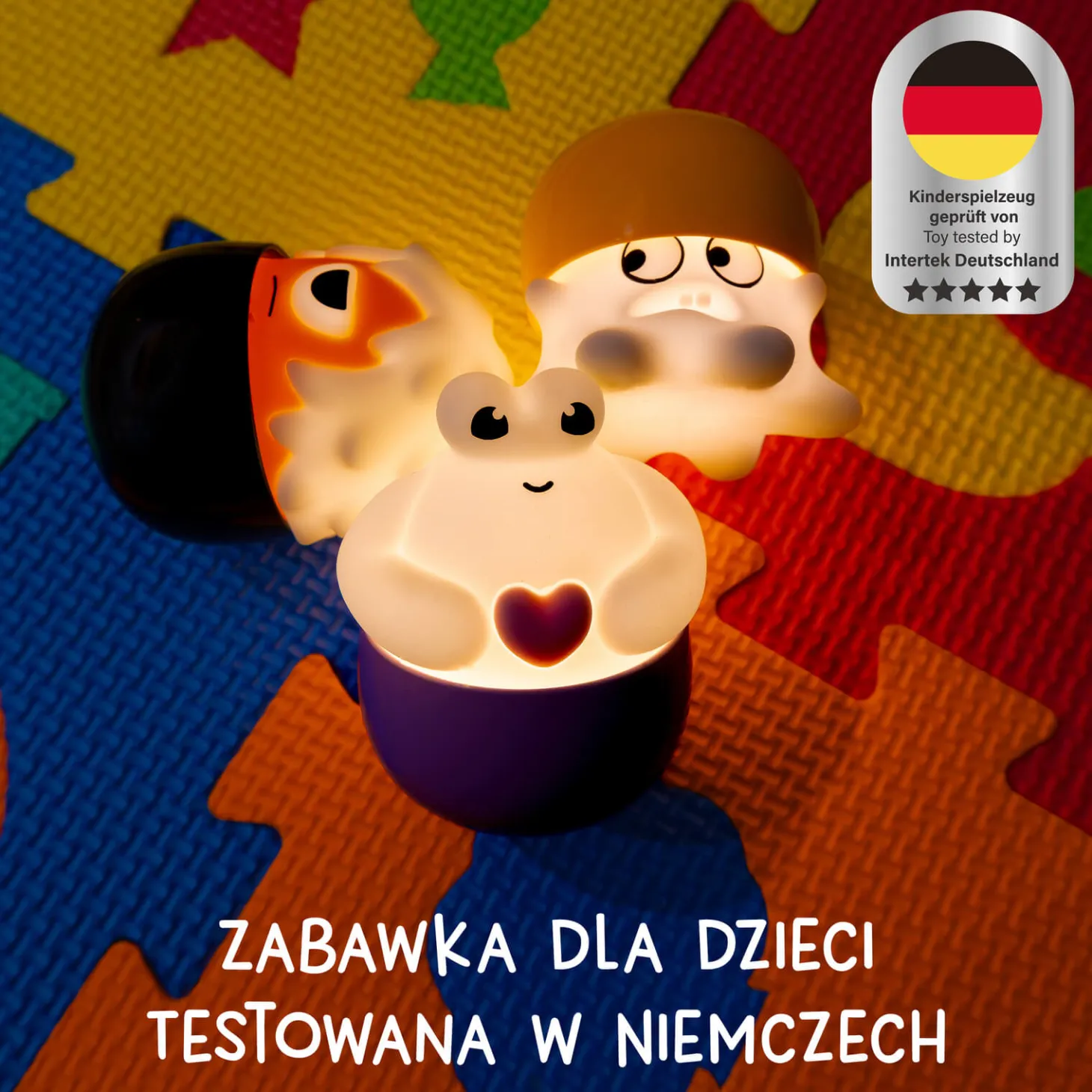 EGGY'S MYSTERY LIGHTS MONSTERS - Mini lampki niespodzianki